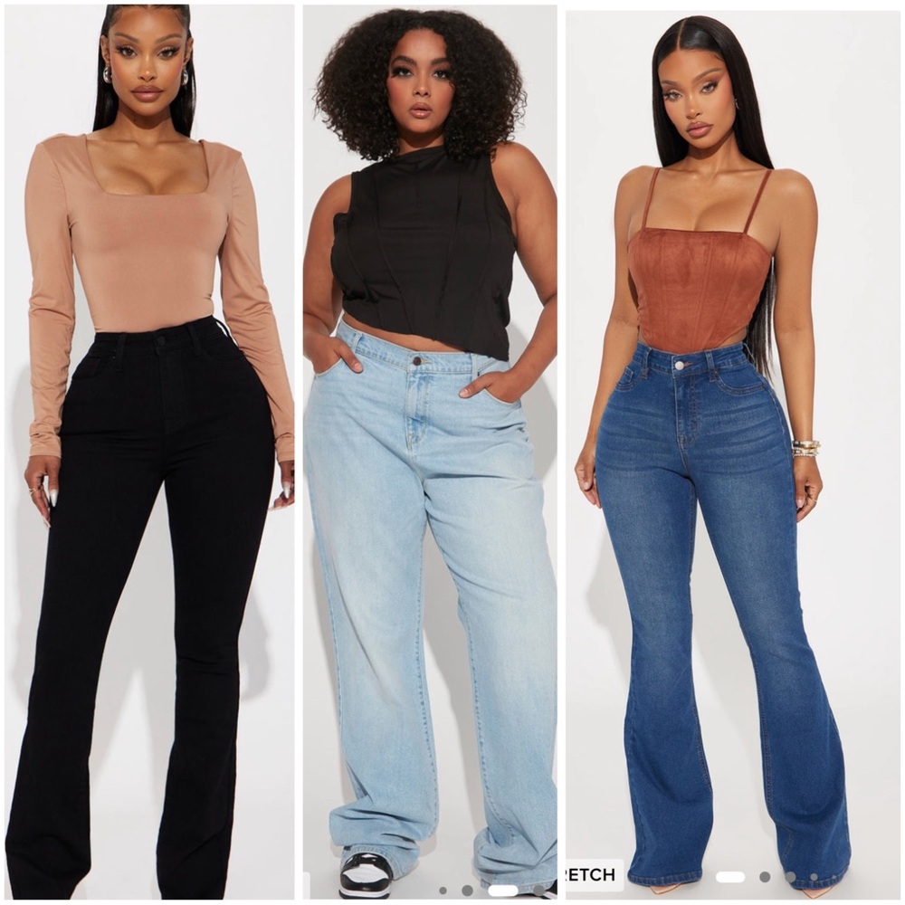 Fashion Nova Size 22 Jean Bundle